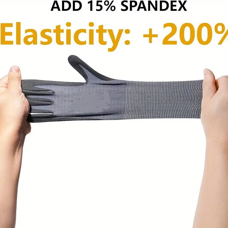 Micro-Foam Safety Work Gloves  - Nitrile Mechanic Glove ulasan dan harga