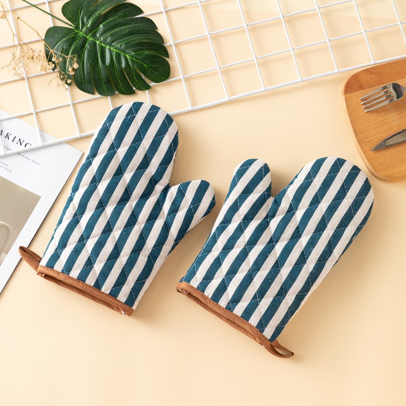 2pcs Thickened Oven Mitts Home - Oven Mitt Silicone ulasan dan harga