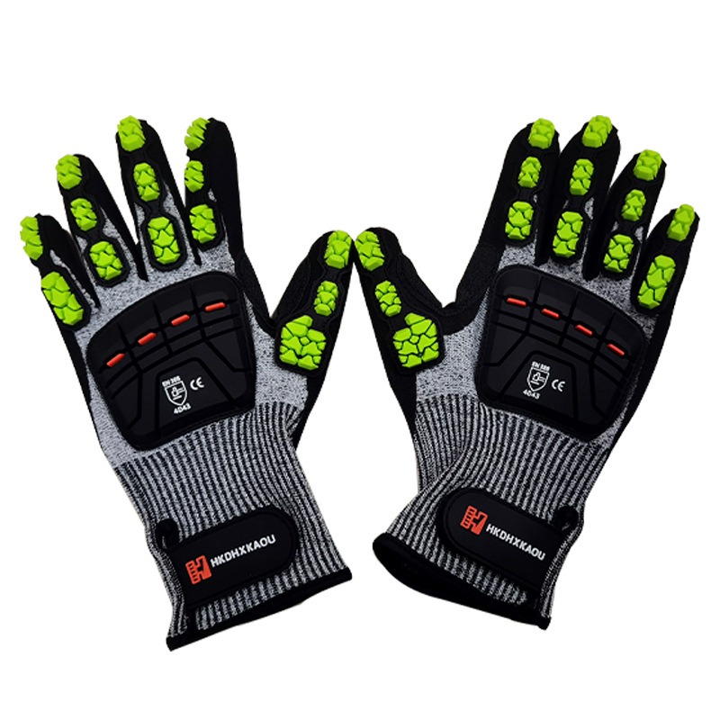 New TPR Mechanical Anti-Impact - Work Glove Impact ulasan dan harga
