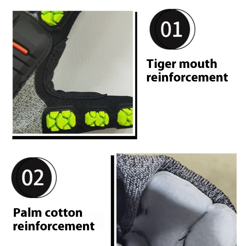 New TPR Mechanical Anti-Impact - Work Glove Impact ulasan dan harga