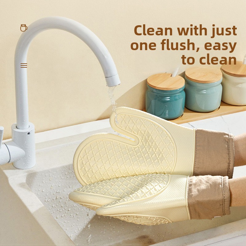 Heavy Duty Silicone Heat Resis - Oven Mitt Silicone ulasan dan harga