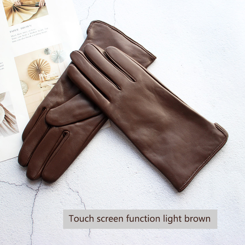 Women's Color Sheepskin Leathe - Leather Driving Glove ulasan dan harga