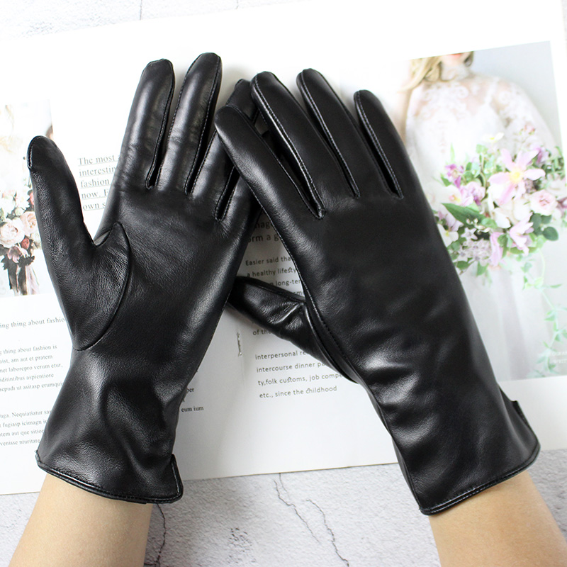 Women's Color Sheepskin Leathe - Leather Driving Glove ulasan dan harga