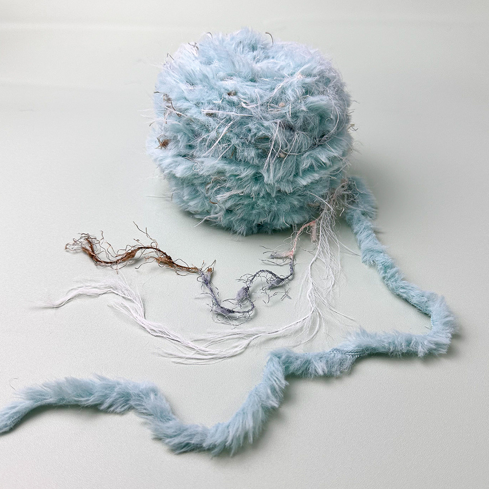 100g Hand Mixed Line Fur Line  - Wool Glove Lined ulasan dan harga