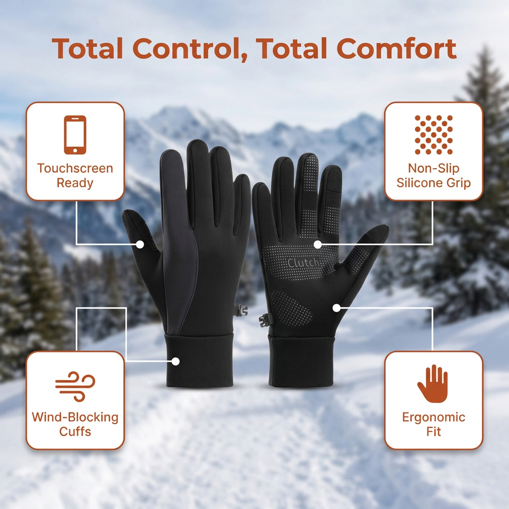 MuqiNush Winter Ski Gloves for - Ski Glove Waterproof ulasan dan harga