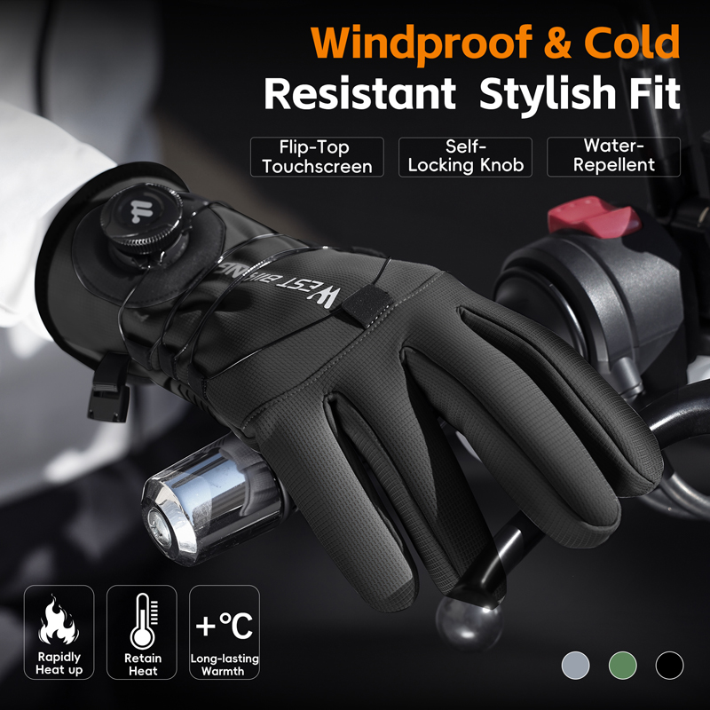 Winter Bike Gloves Magnetic Qu - Winter Glove Insulated ulasan dan harga