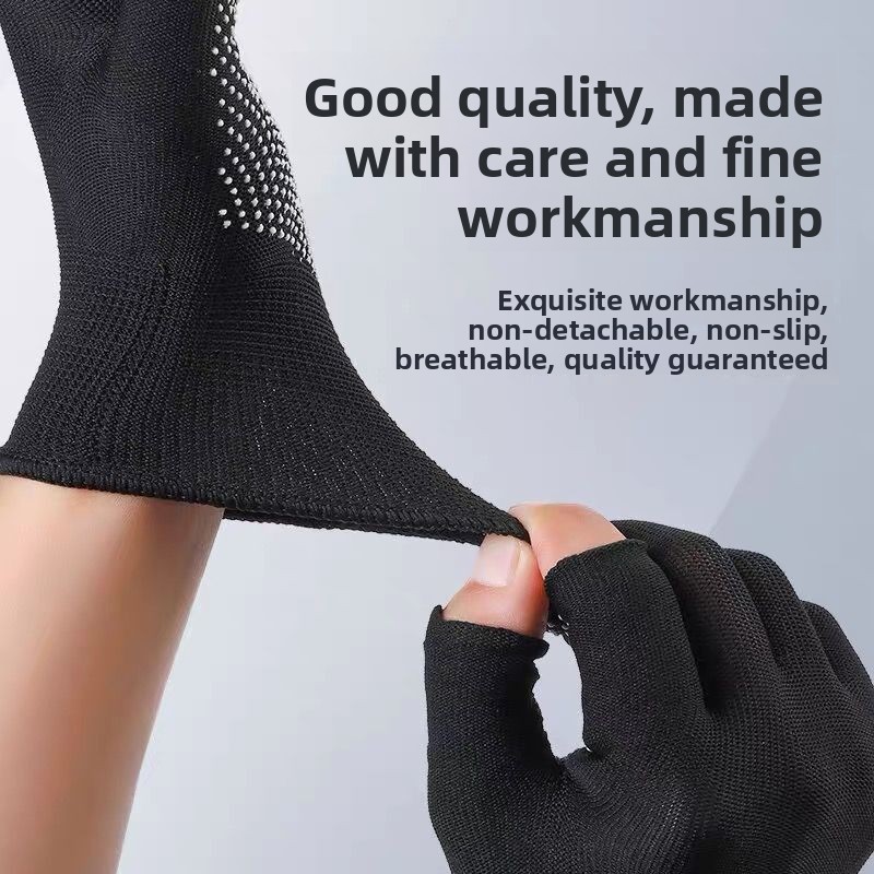 Fingerless Sports Gloves Anti- - Workout Glove Gym ulasan dan harga