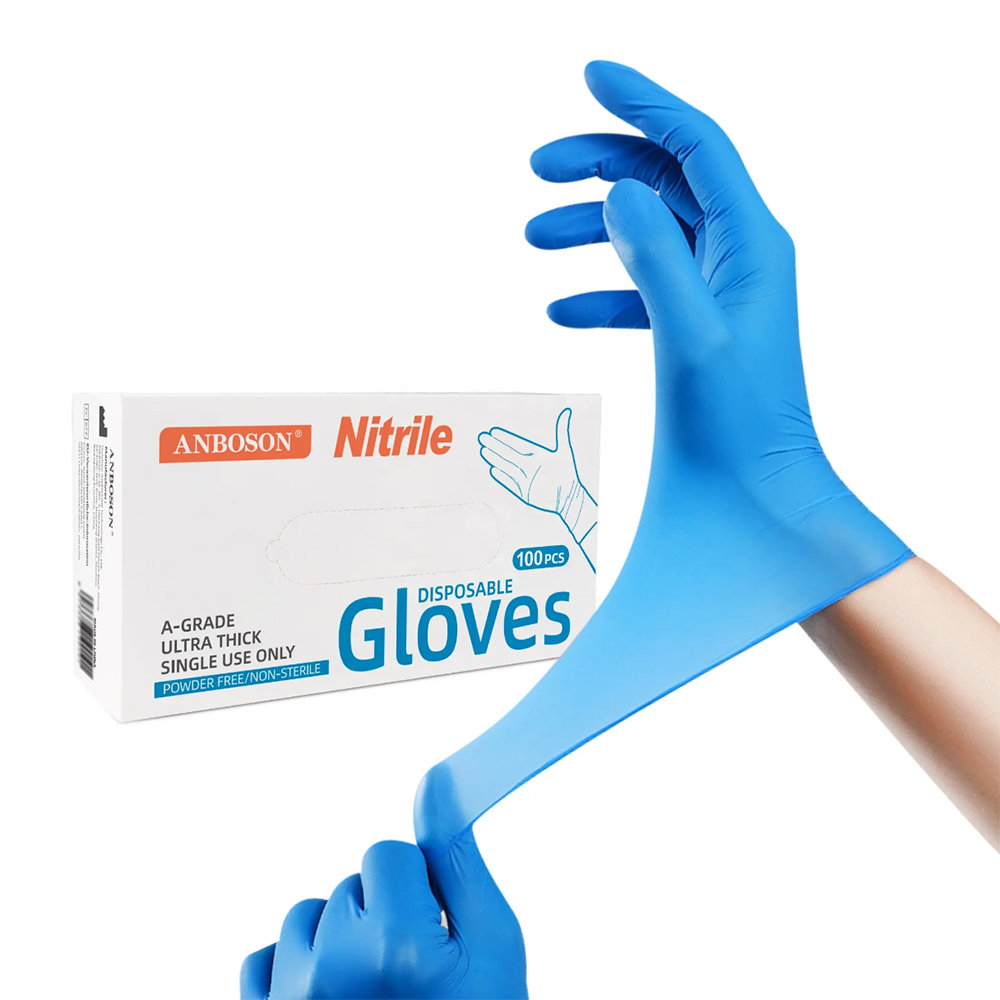 Nitrile Exam Gloves-Blue Latex - Exam Glove Nitrile ulasan dan harga