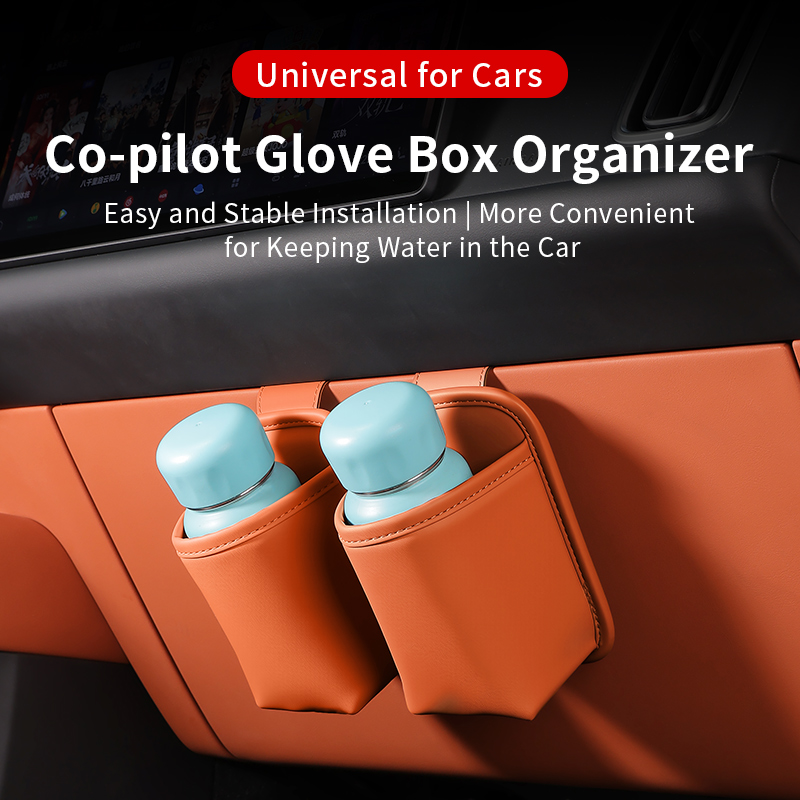 Car Glove Box Hanging Storage  - Leather Driving Glove ulasan dan harga