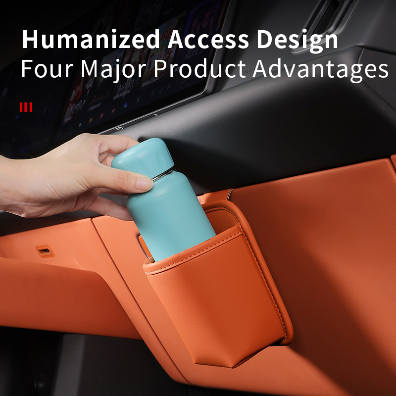 Car Glove Box Hanging Storage  - Leather Driving Glove ulasan dan harga