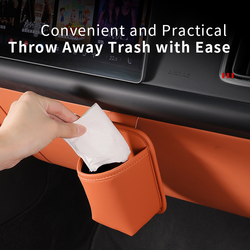 Car Glove Box Hanging Storage  - Leather Driving Glove ulasan dan harga