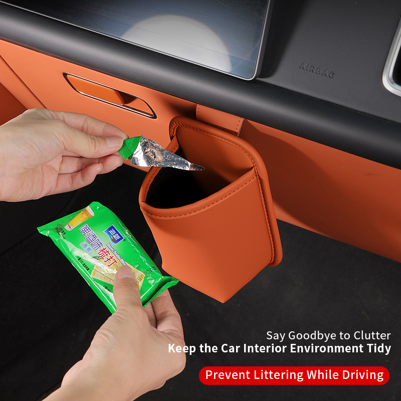 Car Glove Box Hanging Storage  - Leather Driving Glove ulasan dan harga