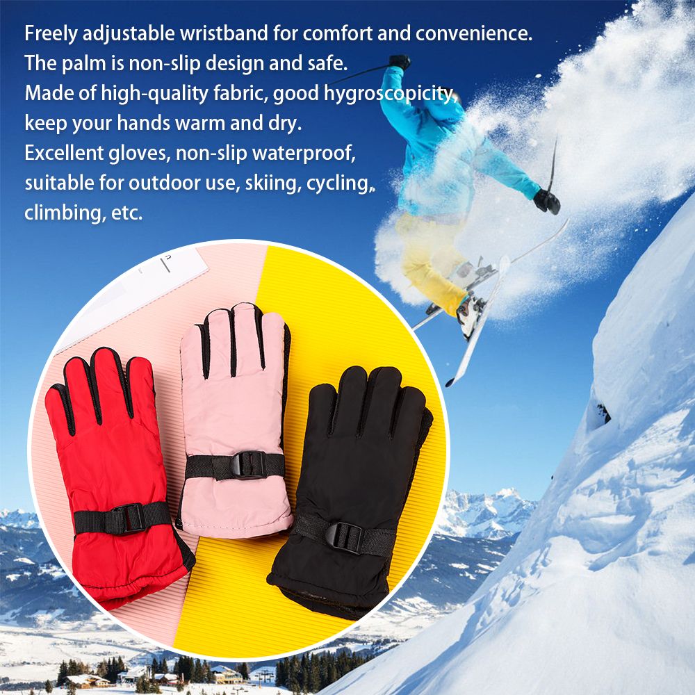 New Children Adult Winter Snow - Ski Glove Waterproof ulasan dan harga