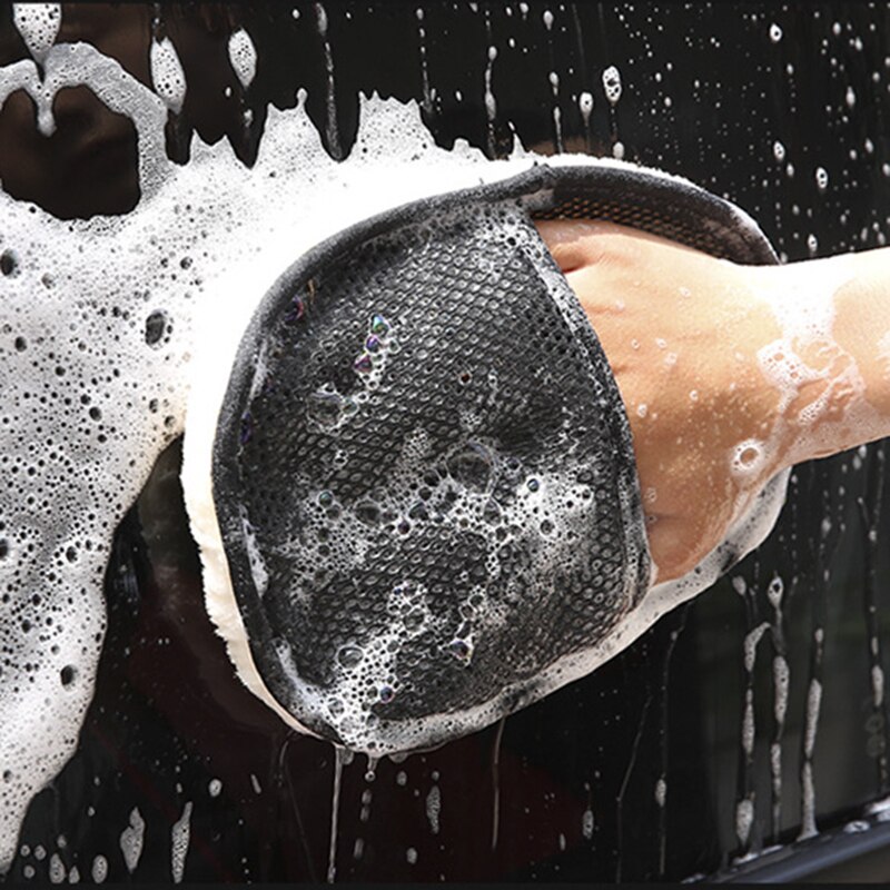 Car Wash Wool Gloves Thickened - Wool Glove Lined ulasan dan harga