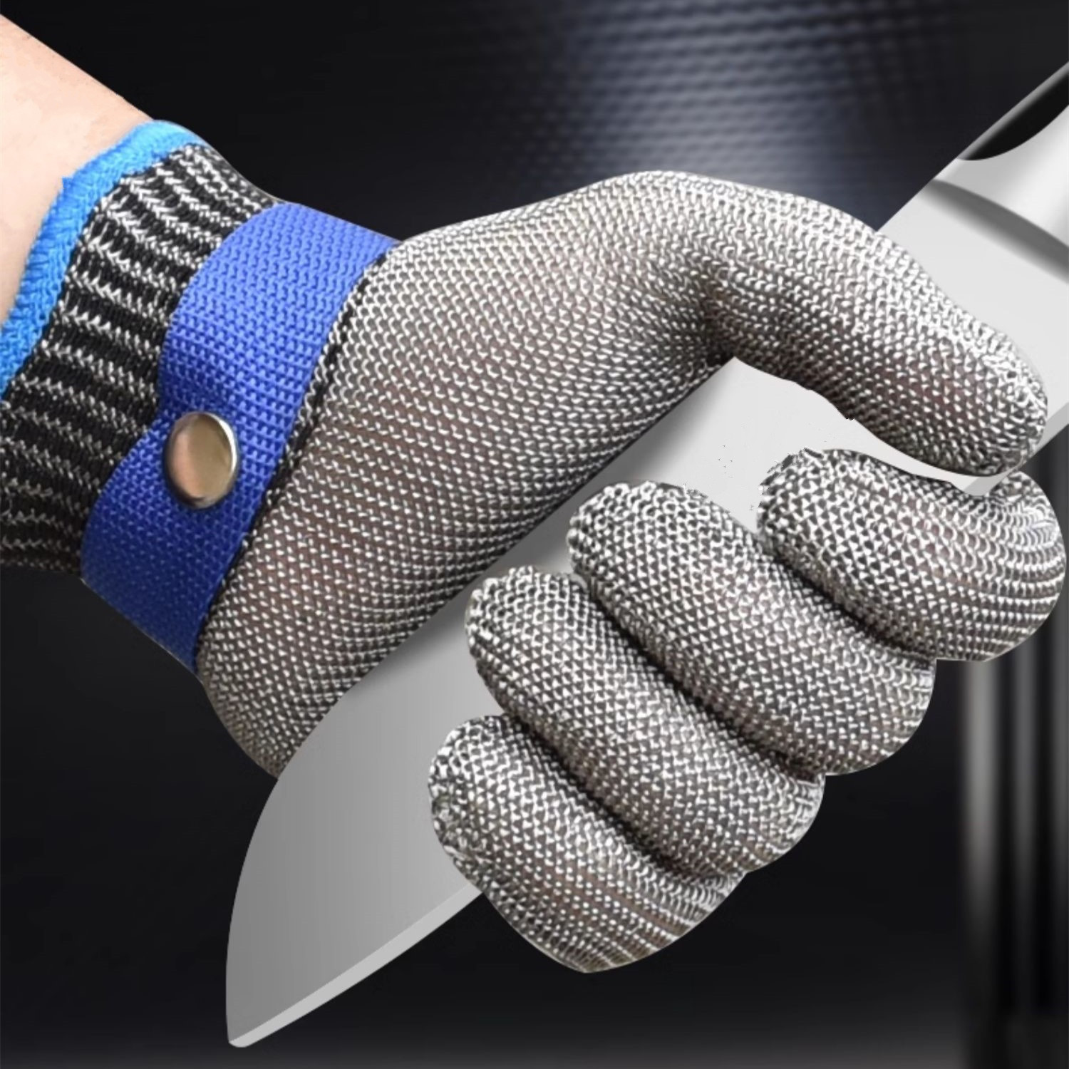 Anti-cut Mesh Metal Glove Safe - Cut Resistant Glove ulasan dan harga
