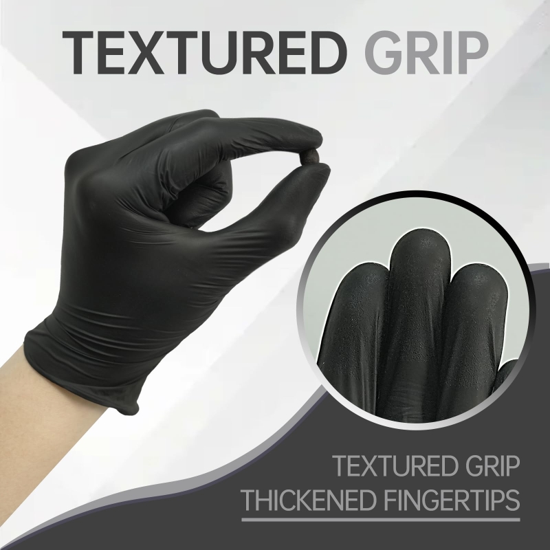 100PCS Black Nitrile Gloves Di - Latex Disposable Glove ulasan dan harga