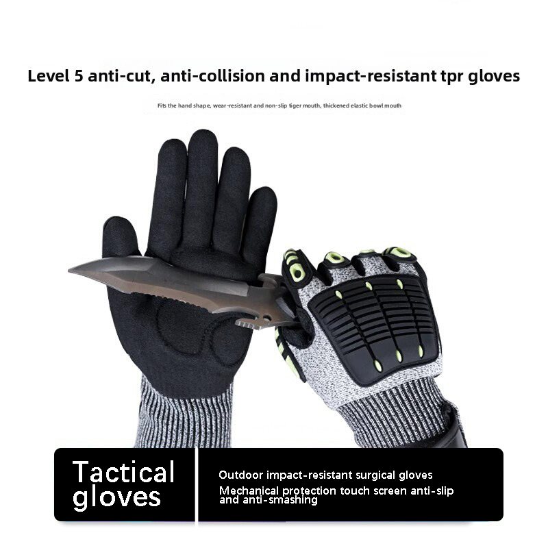 Level 5 Cut Resistant Gloves T - Work Glove Impact ulasan dan harga