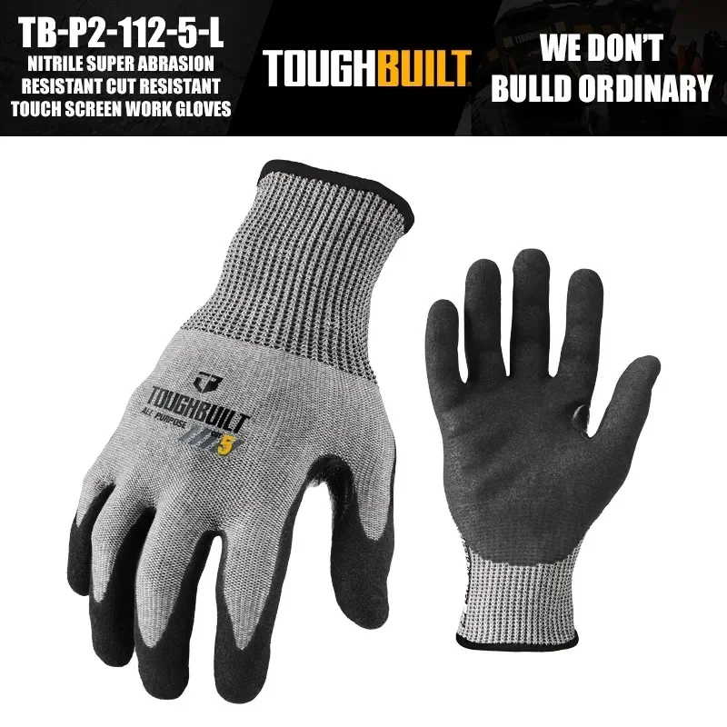 ToughBuilt TB-P2-112-5-L Nitri - Cut Resistant Glove ulasan dan harga