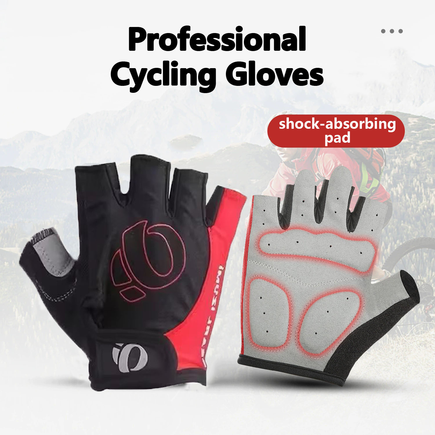 Outdoor Cycling Shock-absorbin - Cycling Glove Padded ulasan dan harga