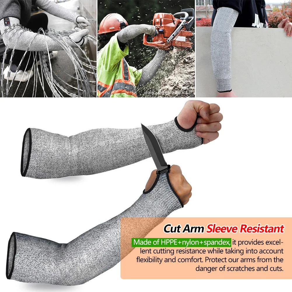 Safety Arm Sleeve Work Arm Wri - Cut Resistant Glove ulasan dan harga